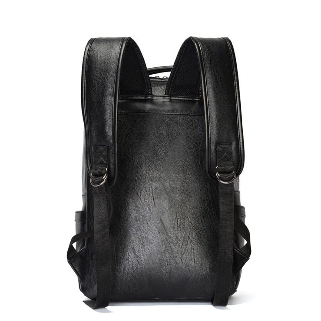 Black Leather Backpack Ater