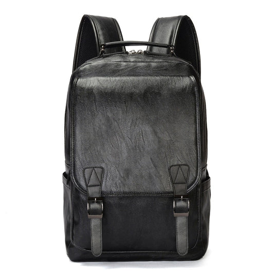Black Leather Backpack Ater